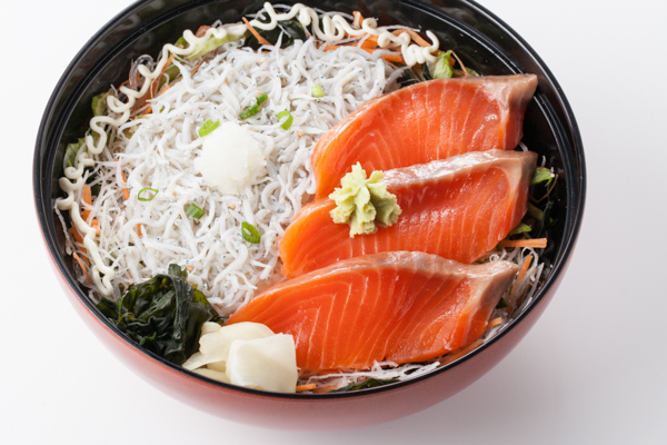 しらすサーモン丼